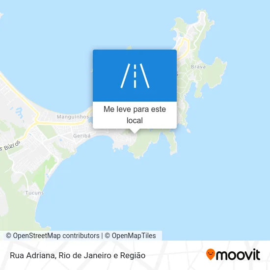 Rua Adriana mapa