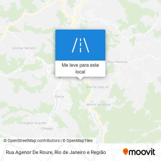 Rua Agenor De Roure mapa