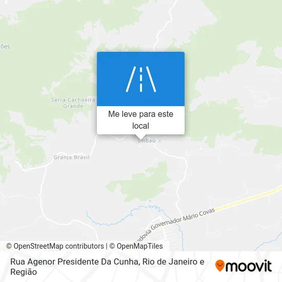 Rua Agenor Presidente Da Cunha mapa