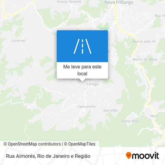 Rua Aimorés mapa