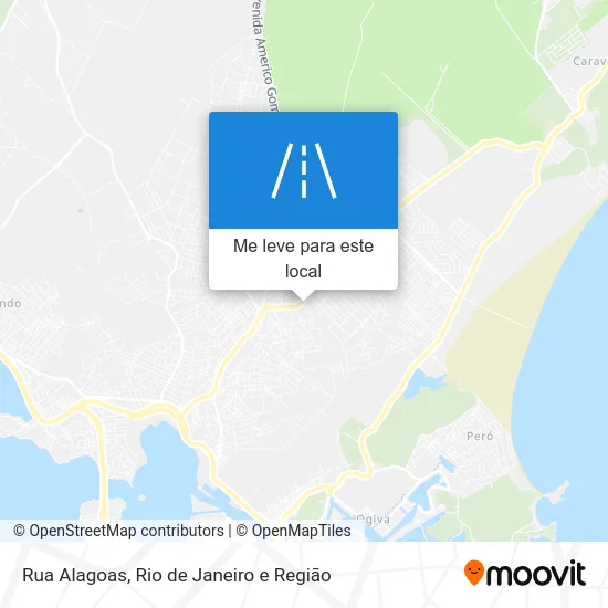 Rua Alagoas mapa