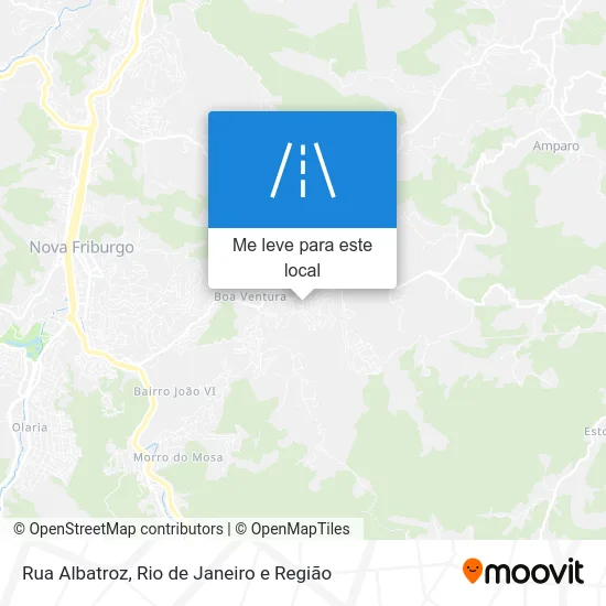 Rua Albatroz mapa