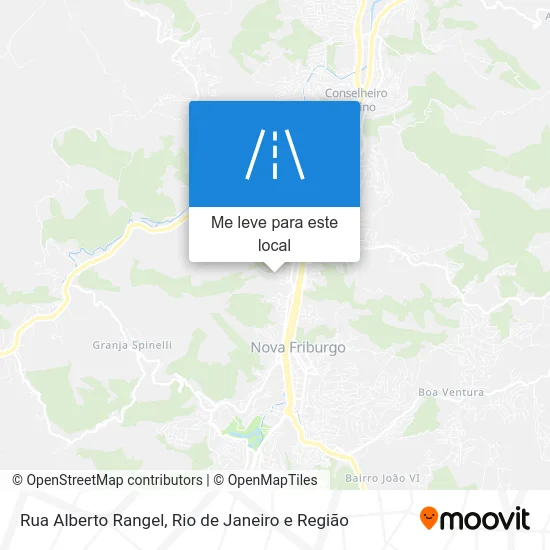 Rua Alberto Rangel mapa
