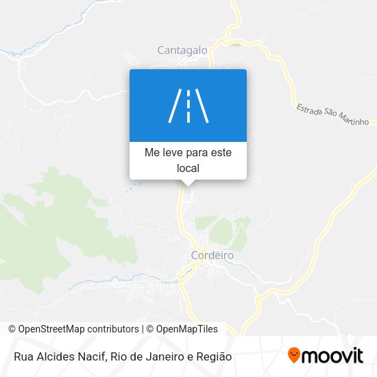 Rua Alcides Nacif mapa