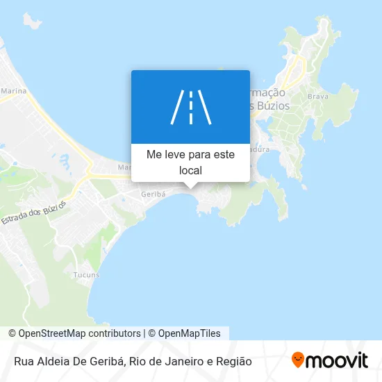 Rua Aldeia De Geribá mapa
