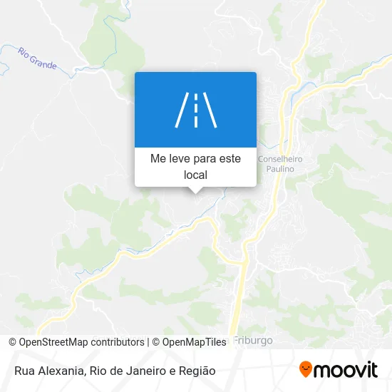 Rua Alexania mapa