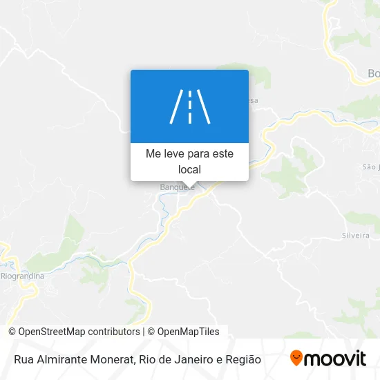 Rua Almirante Monerat mapa