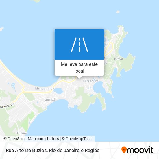 Rua Alto De Buzios mapa