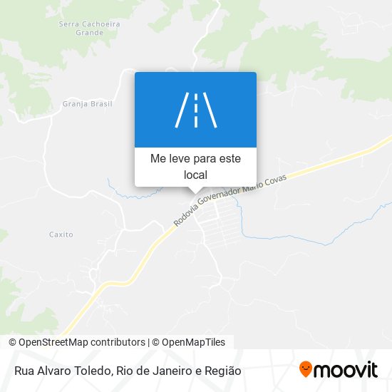 Rua Alvaro Toledo mapa