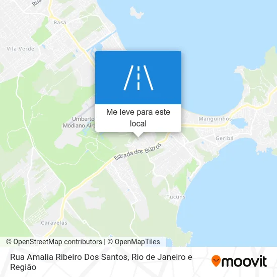 Rua Amalia Ribeiro Dos Santos mapa