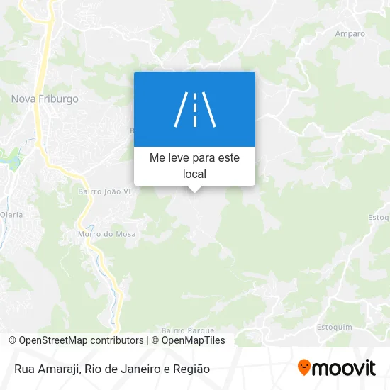 Rua Amaraji mapa