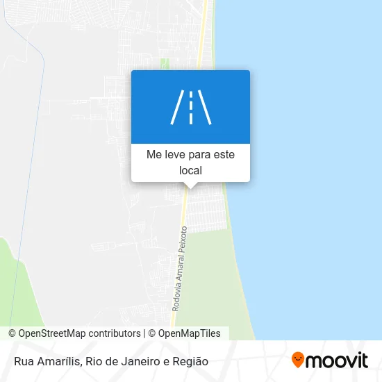 Rua Amarílis mapa