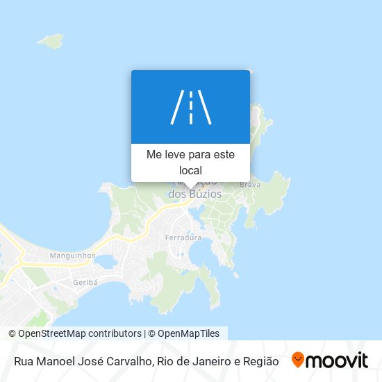 Rua Manoel José Carvalho mapa