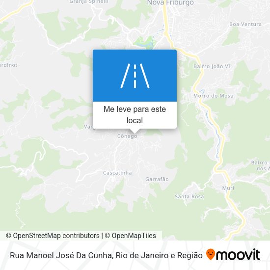 Rua Manoel José Da Cunha mapa