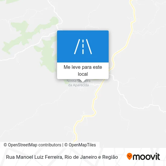 Rua Manoel Luiz Ferreira mapa