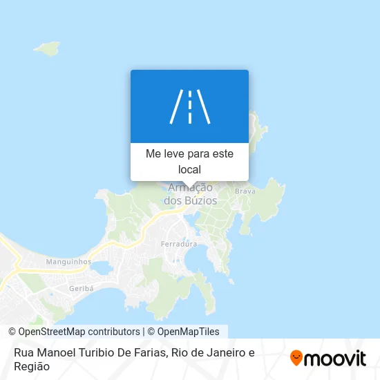 Rua Manoel Turibio De Farias mapa
