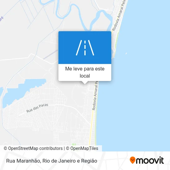 Rua Maranhão mapa