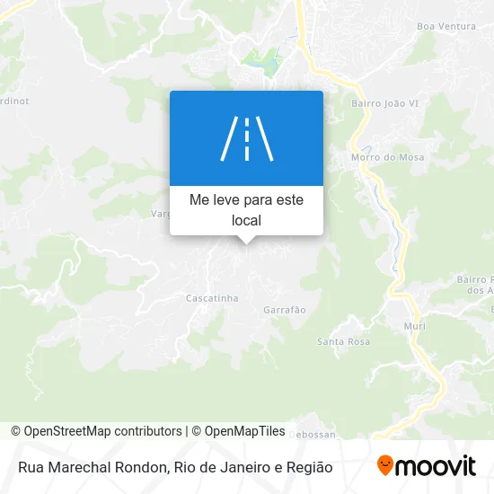 Rua Marechal Rondon mapa