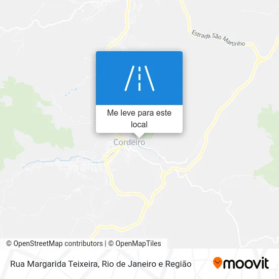 Rua Margarida Teixeira mapa