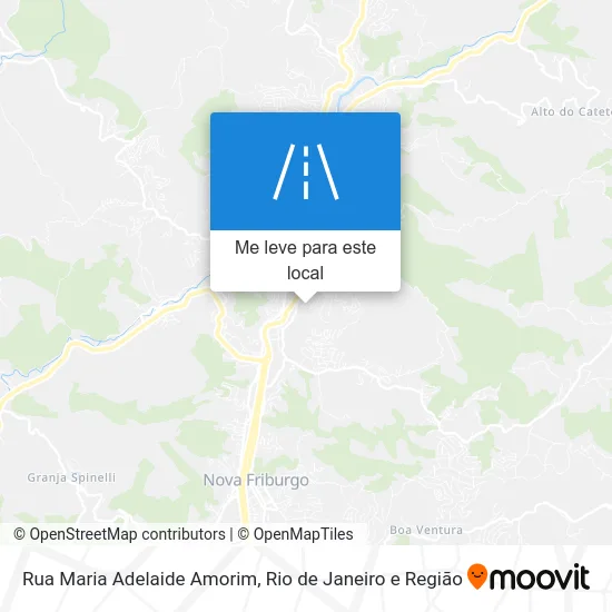 Rua Maria Adelaide Amorim mapa
