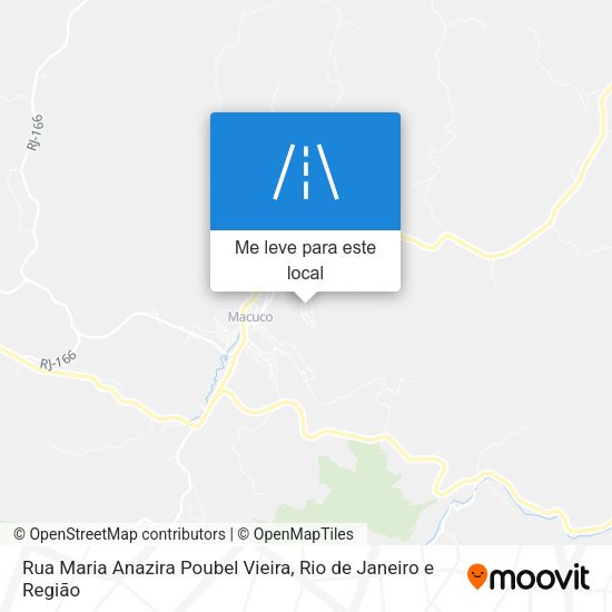 Rua Maria Anazira Poubel Vieira mapa