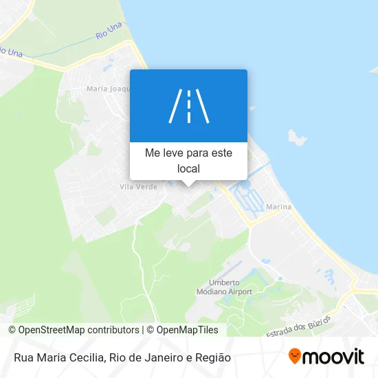 Rua Maria Cecilia mapa