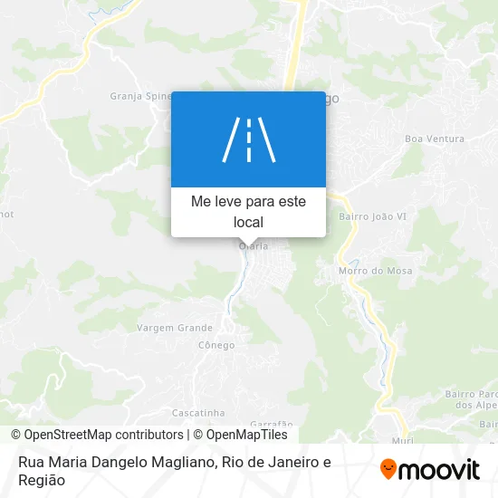 Rua Maria Dangelo Magliano mapa