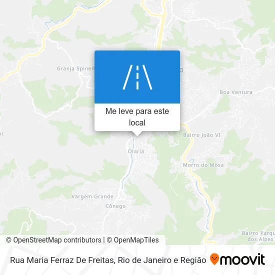 Rua Maria Ferraz De Freitas mapa