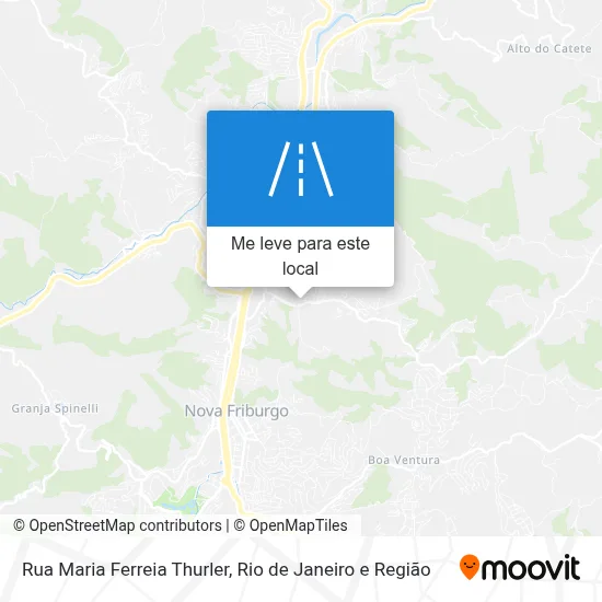 Rua Maria Ferreia Thurler mapa