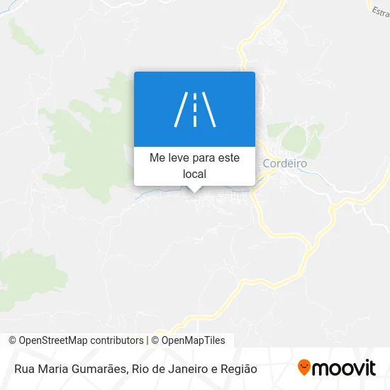 Rua Maria Gumarães mapa