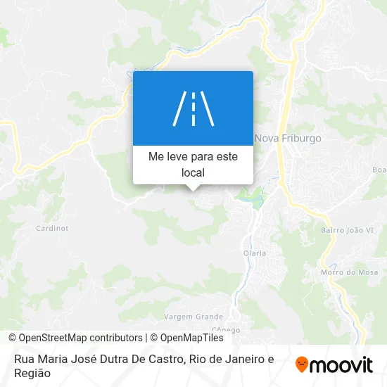 Rua Maria José Dutra De Castro mapa