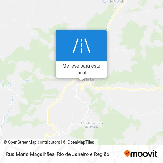 Rua Maria Magalhães mapa