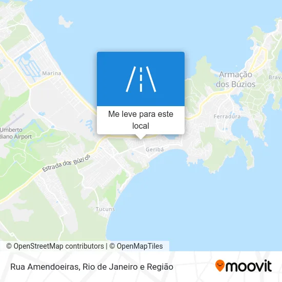 Rua Amendoeiras mapa