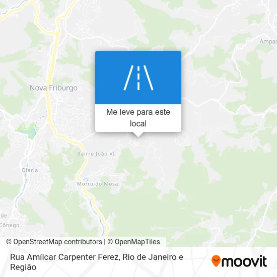 Rua Amílcar Carpenter Ferez mapa
