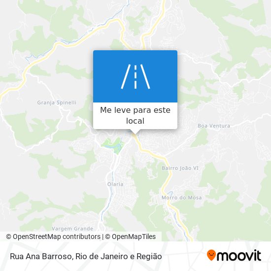 Rua Ana Barroso mapa