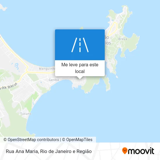 Rua Ana Maria mapa