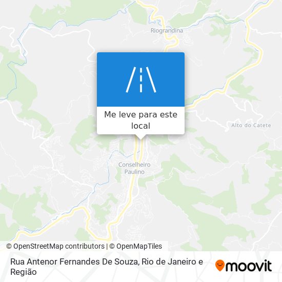 Rua Antenor Fernandes De Souza mapa