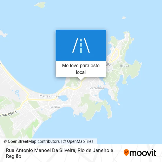 Rua Antonio Manoel Da Silveira mapa