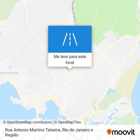 Rua Antonio Martins Teixeira mapa