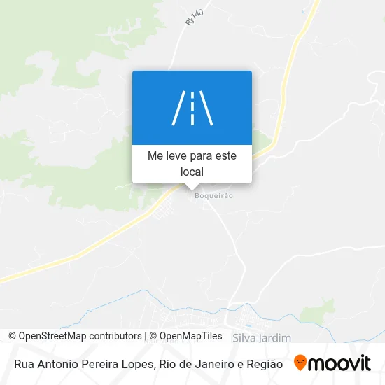 Rua Antonio Pereira Lopes mapa
