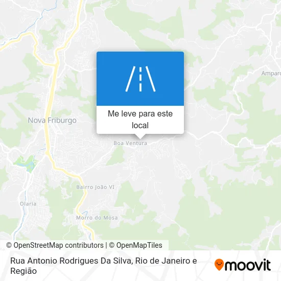 Rua Antonio Rodrigues Da Silva mapa