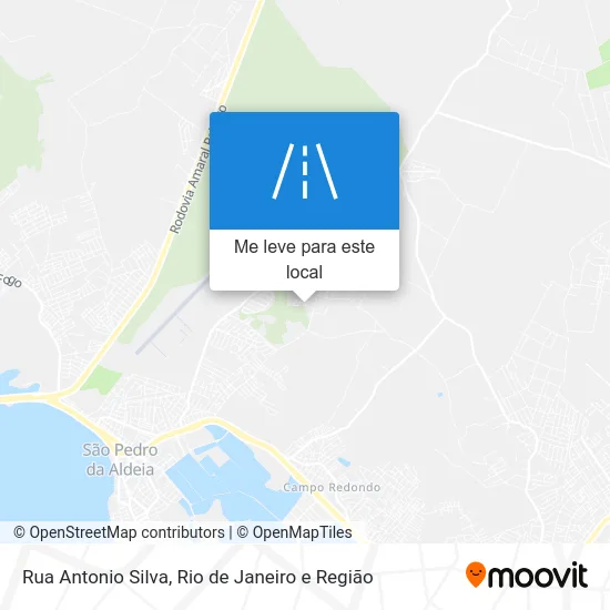 Rua Antonio Silva mapa