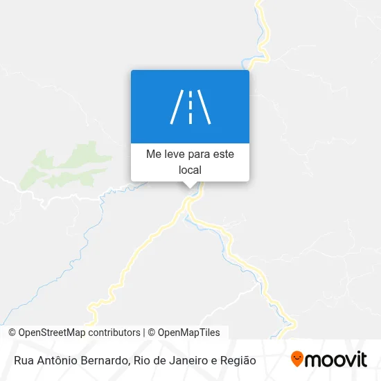 Rua Antônio Bernardo mapa