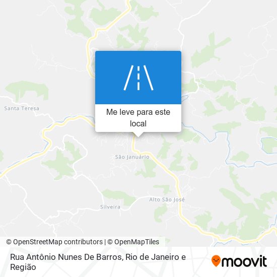 Rua Antônio Nunes De Barros mapa