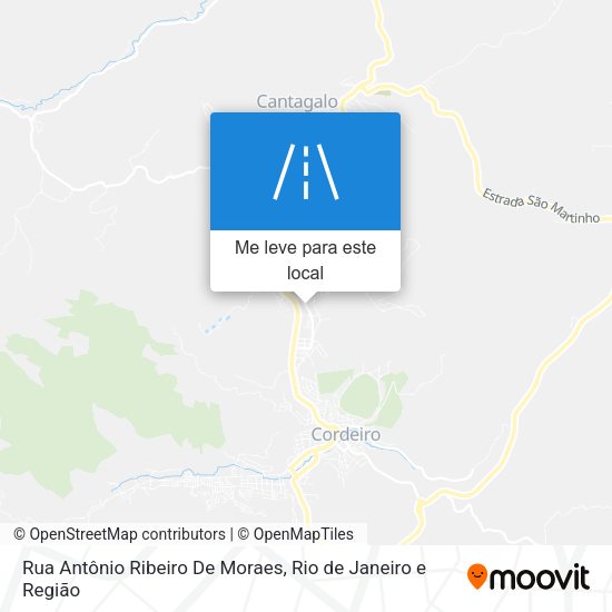 Rua Antônio Ribeiro De Moraes mapa
