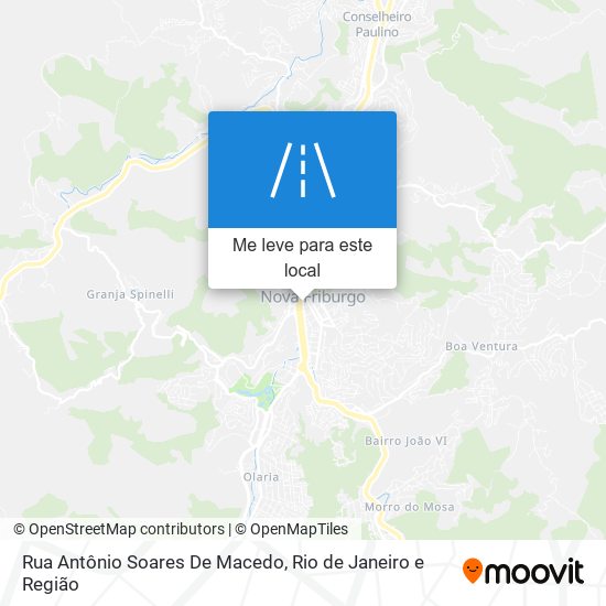 Rua Antônio Soares De Macedo mapa