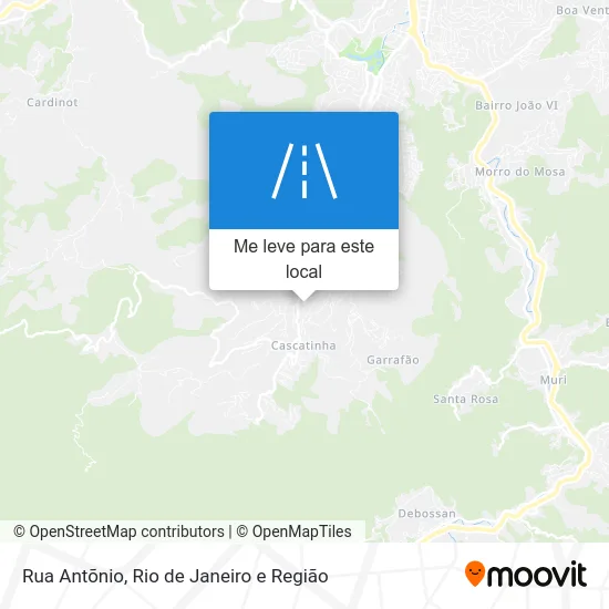 Rua Antõnio mapa
