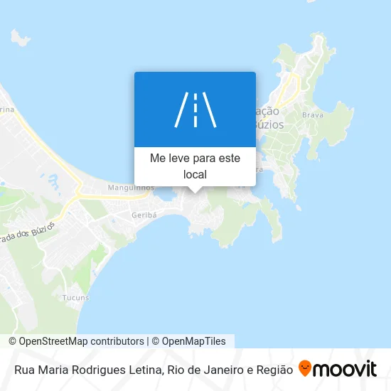Rua Maria Rodrigues Letina mapa