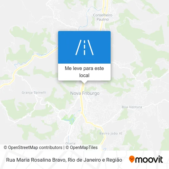 Rua Maria Rosalina Bravo mapa
