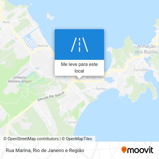 Rua Marina mapa